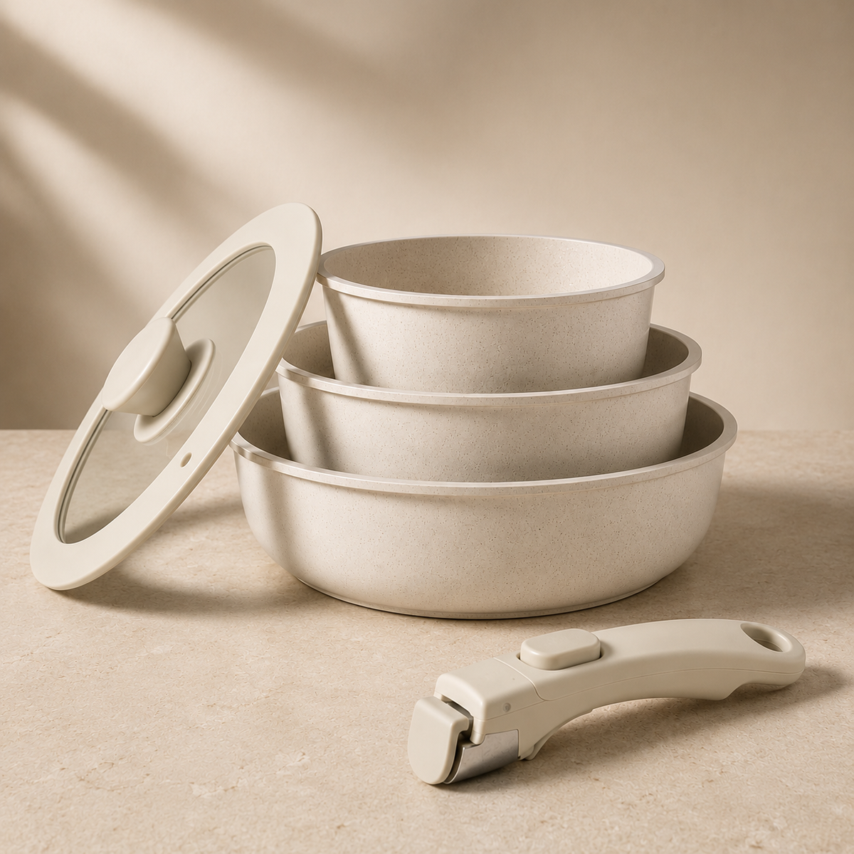 Snap Grip™ Ceramic Cookware Set